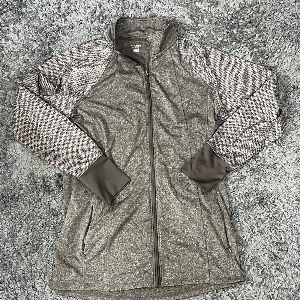 Jockey Charcoal Running Jacket for Women